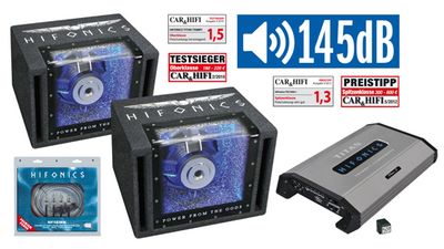 Car Hifi Diele - HIFONICS TBP2000.1 Basspack DUAL - Online-Shop